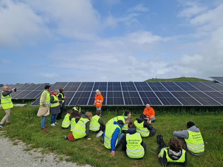 Norway's largest ground-mounted solar plant in Sola municipality. 