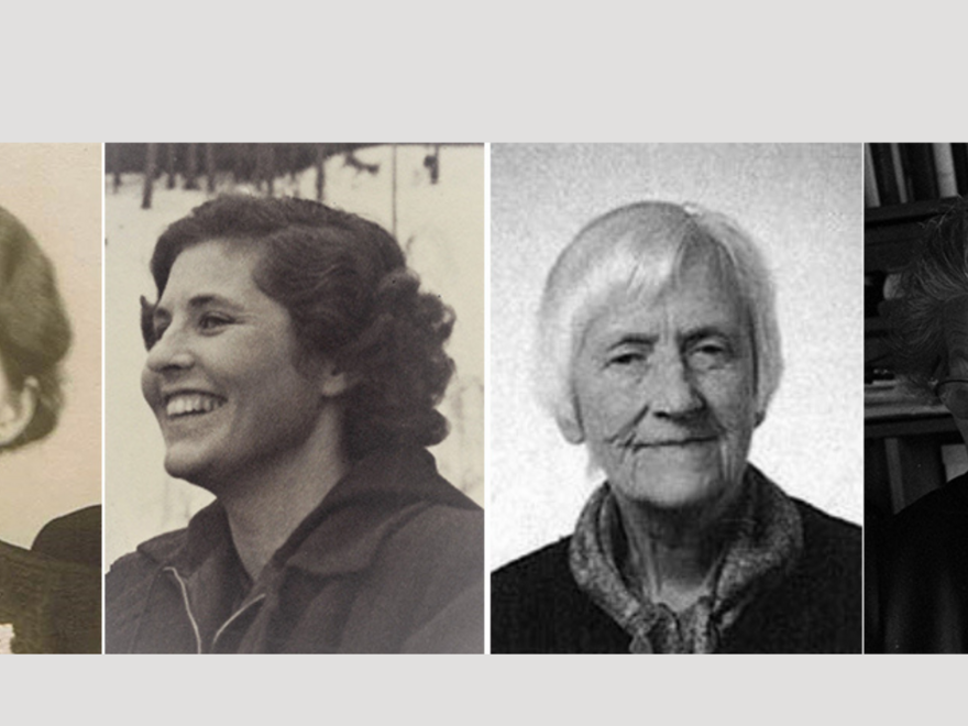 Sigrid Jahnsen (1910-1982), Else Collett (1905-1990), Torborg Zimmer (1911-2001), Karen Reistad (1900-1994): de fire første kvinnelige hagearkitektene i Norge.