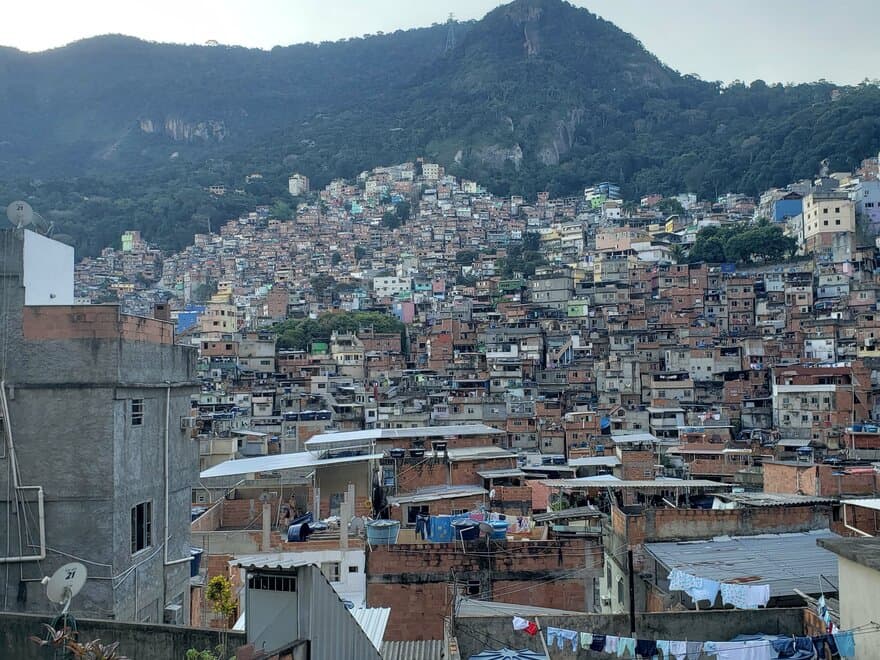 Rocinha er Brasils største favela. 