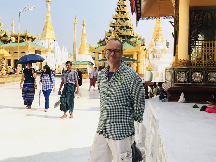 Forsker Hans Overgaard, i Yangon, Myanmar