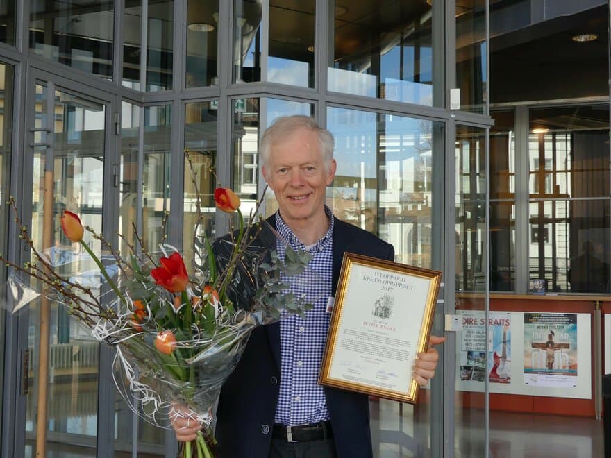 Professor Petter D. Jenssen ved NMBU ble tildelt «Avlopp & Kretsloppspriset» 2017 i Norrköping på den årlige, nasjonale konferansen «Vatten Avlopp Kretslopp».